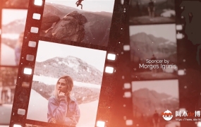 FCPX发生器插件-10个时尚复古电影胶卷漏光效果开场片头动画