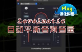 汉化教程-自动动态调整平衡音频音量 CrumplePop Levelmatic