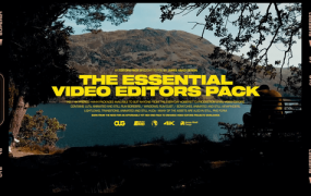 视频素材 65+复古胶片划痕漏光闪烁边框叠加特效合成素材 the Essential Video Editors