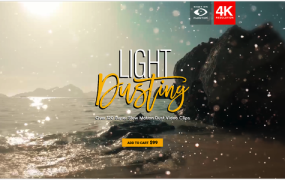 视频素材 BusyBoxx V14  Light Dusting 121组悬浮粉尘粒颗灰尘粒子动画 特效合成素材